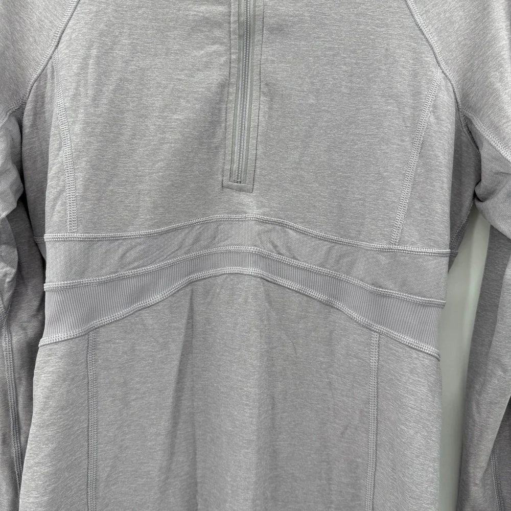 Lululemon Women's 8 Sweatshirt Warm Heart Cold Hands Half 1/2 Zip Mock neck‎